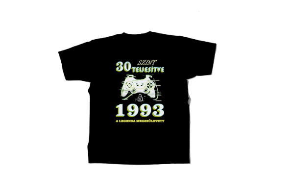 30 szint teljesitve 1993 a legenda megszuletett egyedi gamer polo 5