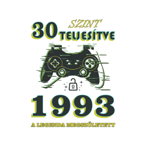 30 szint teljesitve 1993 a legenda megszuletett egyedi gamer polo 9