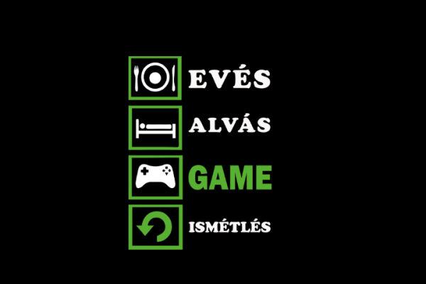 Eves alvas game ismetles egyedi gamer polo 13