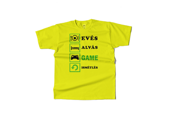 Eves alvas game ismetles egyedi gamer polo 9