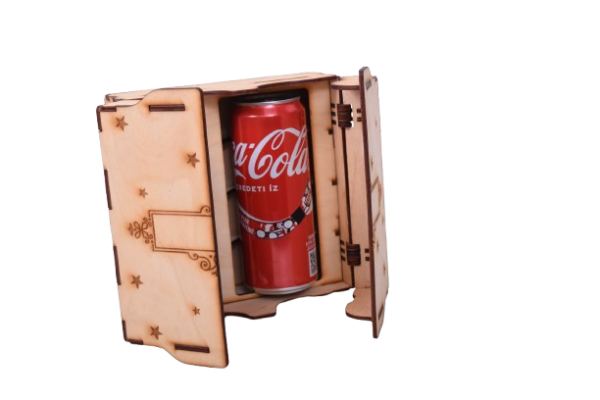 Egyedi gravirozott italos box whisky coca cola box 4